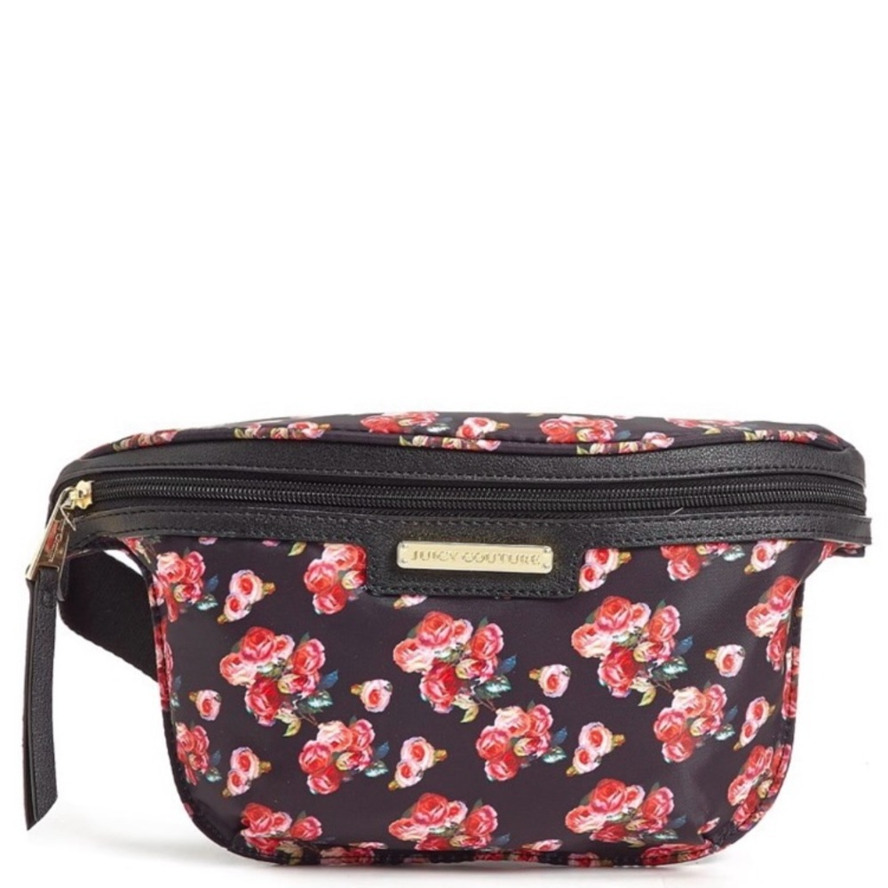 NWT JUICY COUTURE VARSITY BLOOMS FANNY PACK/BELT BAG